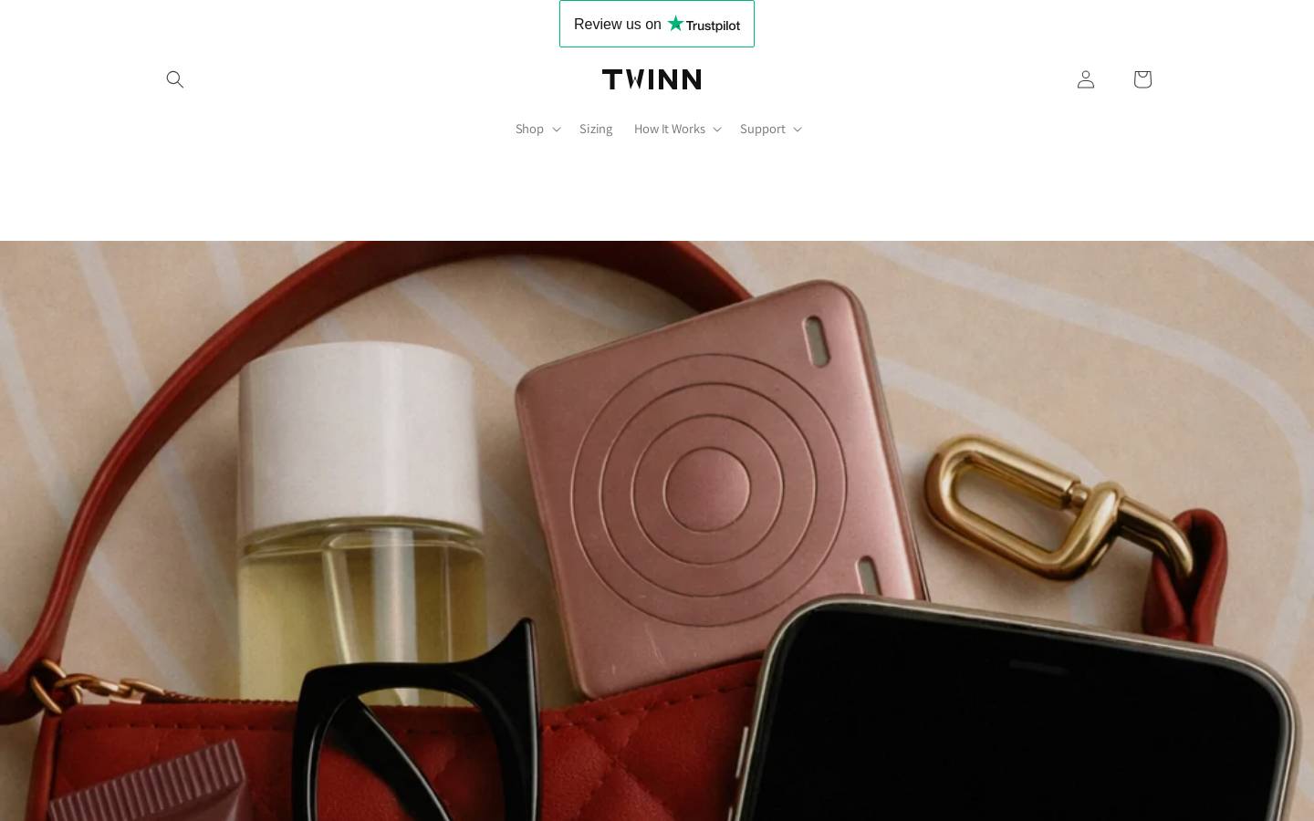 Twinn homepage screenshot