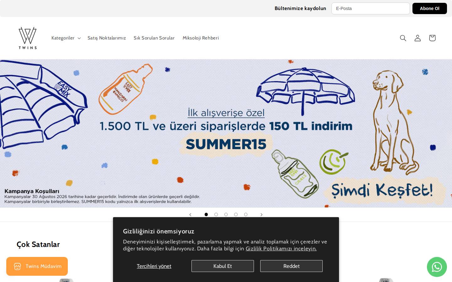 twinsmutfak.com homepage screenshot