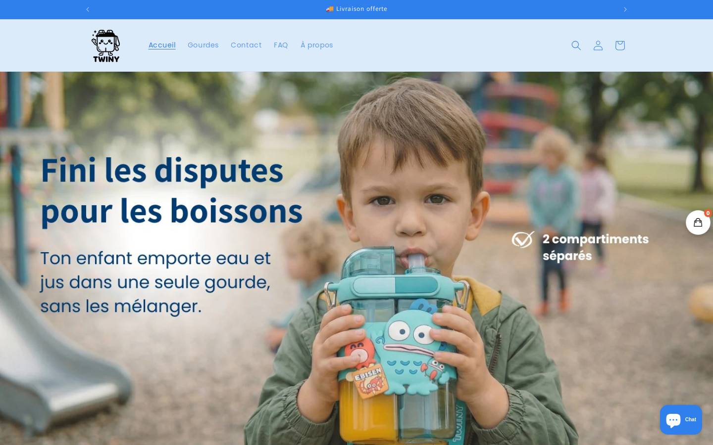 twiny-gourde.com homepage screenshot