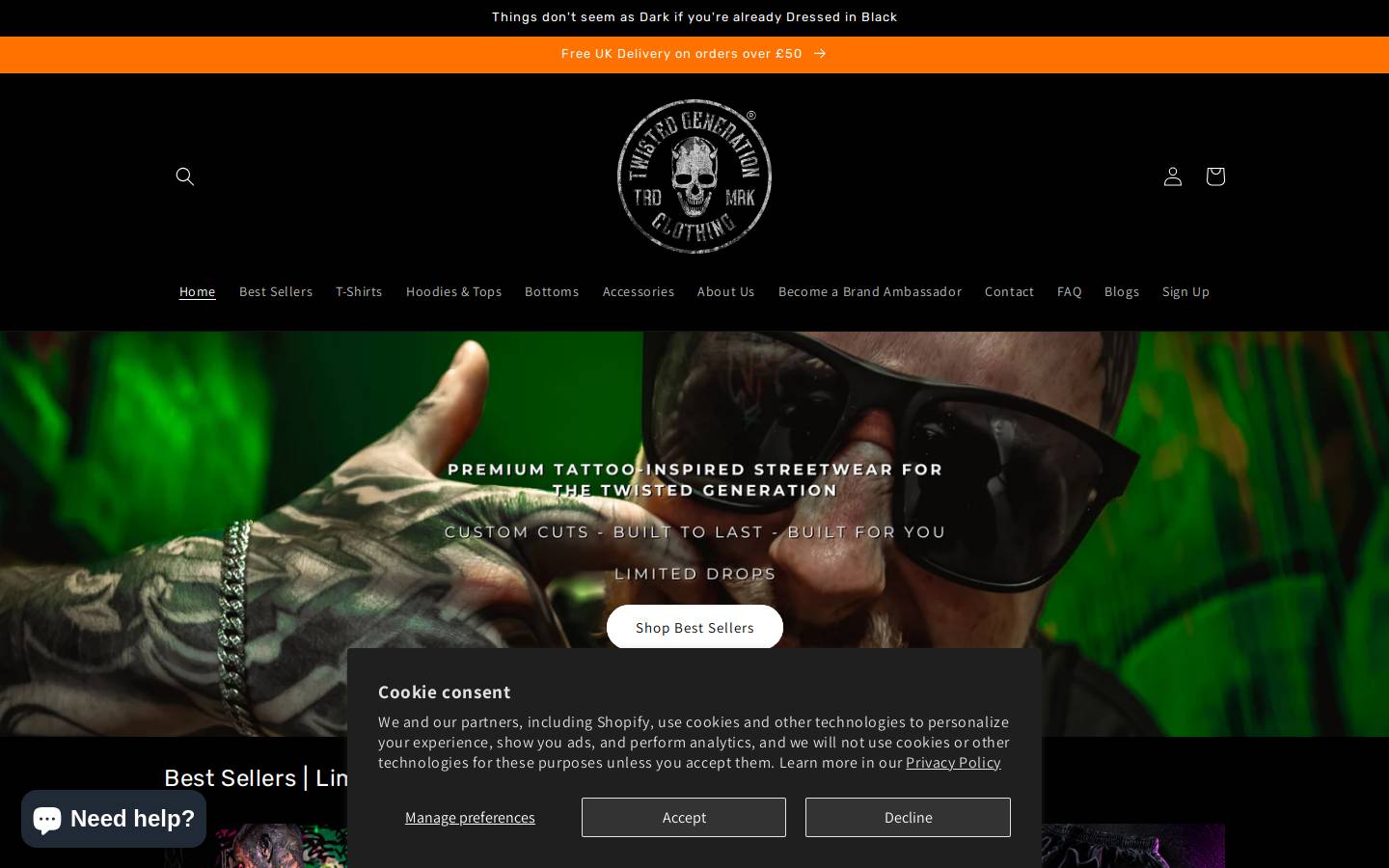 twisted-generation.com homepage screenshot