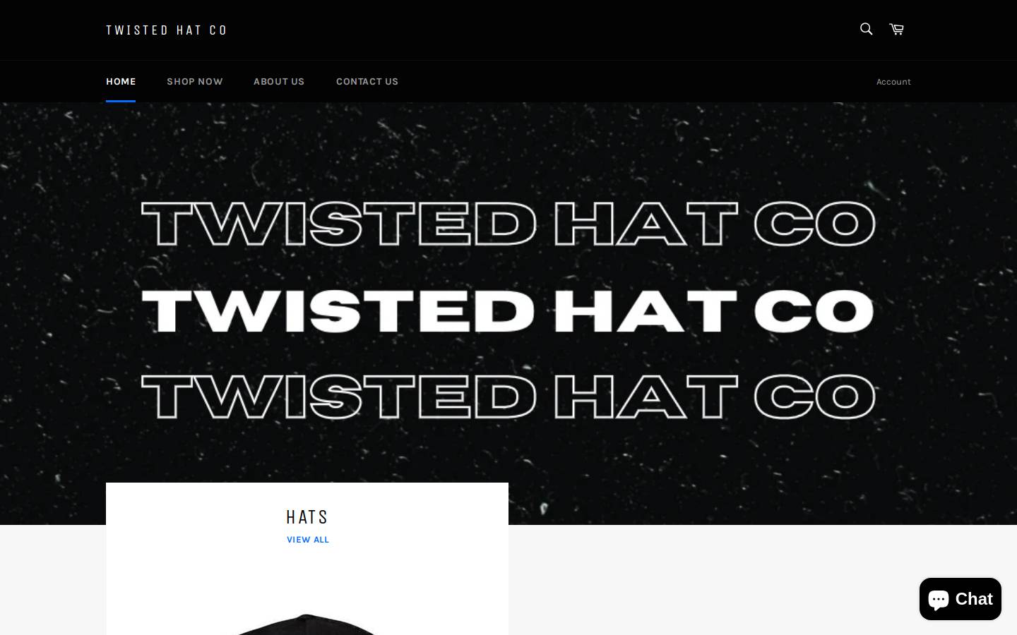 twistedhatco.com homepage screenshot