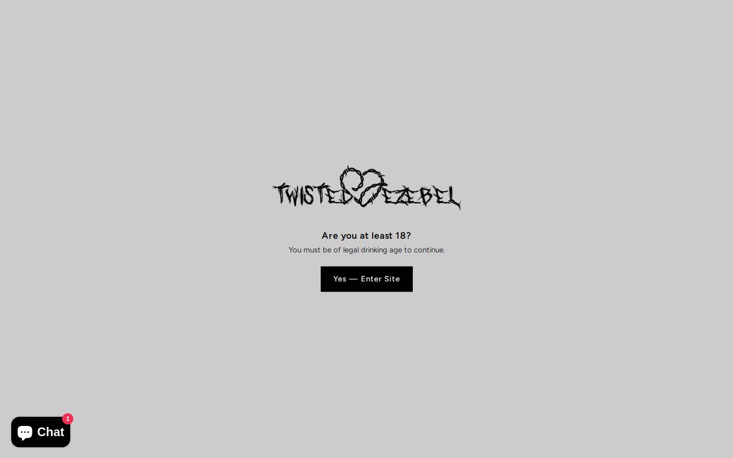 Twisted Jezebel homepage screenshot