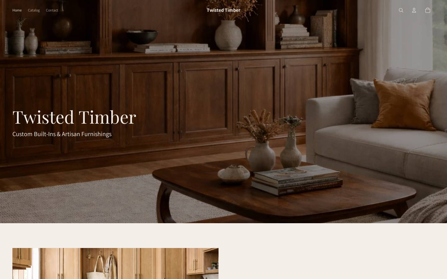 twistedtimberart.com homepage screenshot