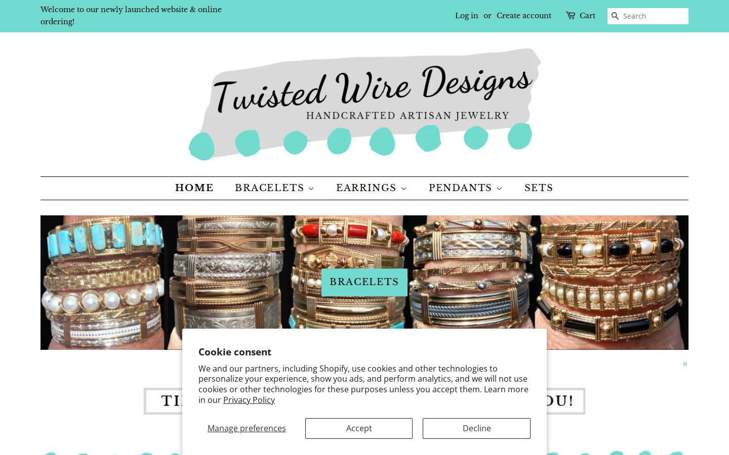 twistedwiredesigns.com homepage screenshot