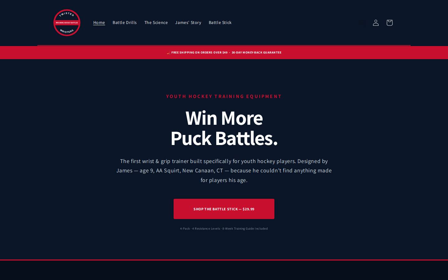 twistedwristers.com homepage screenshot