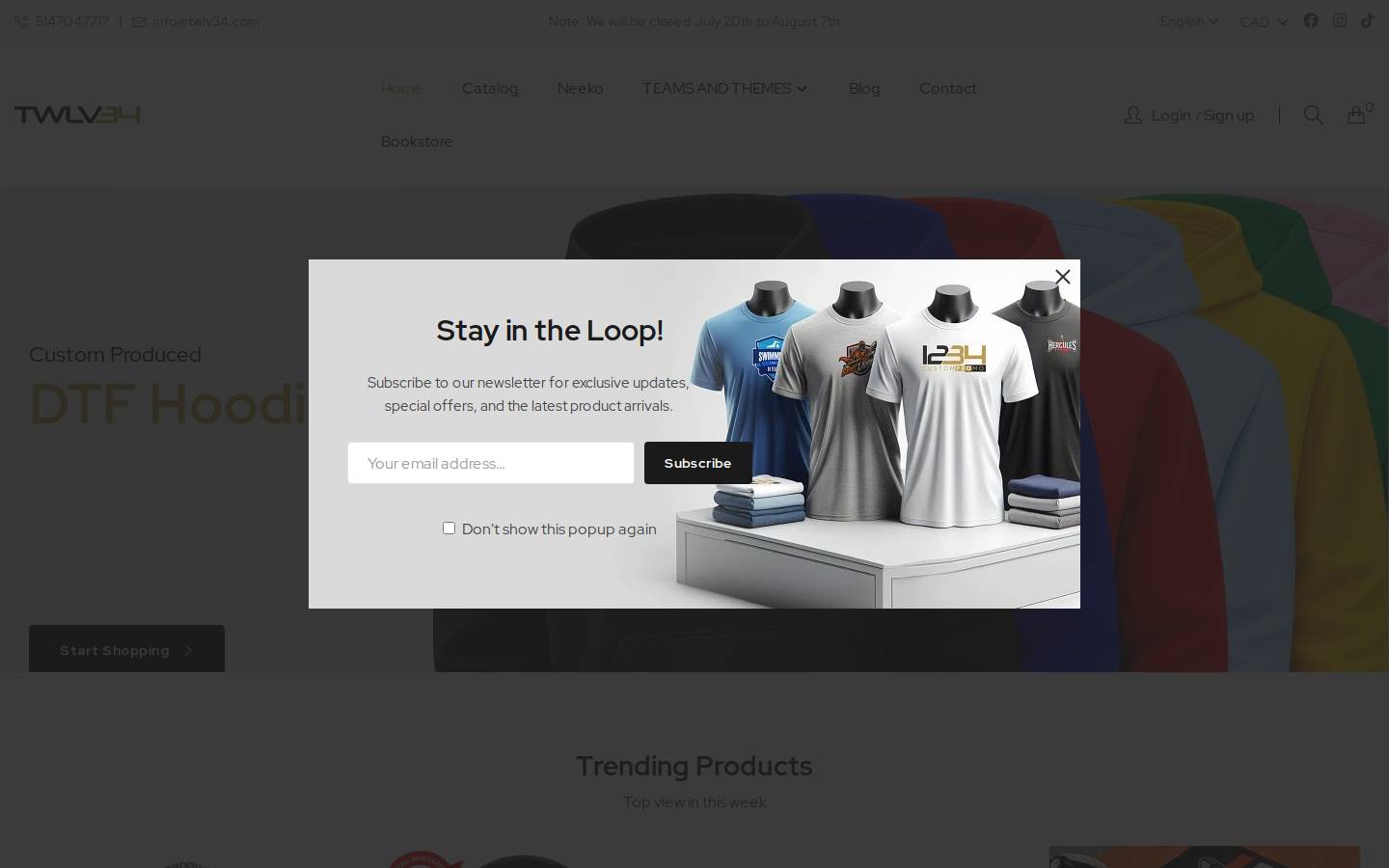 twlv34.com homepage screenshot