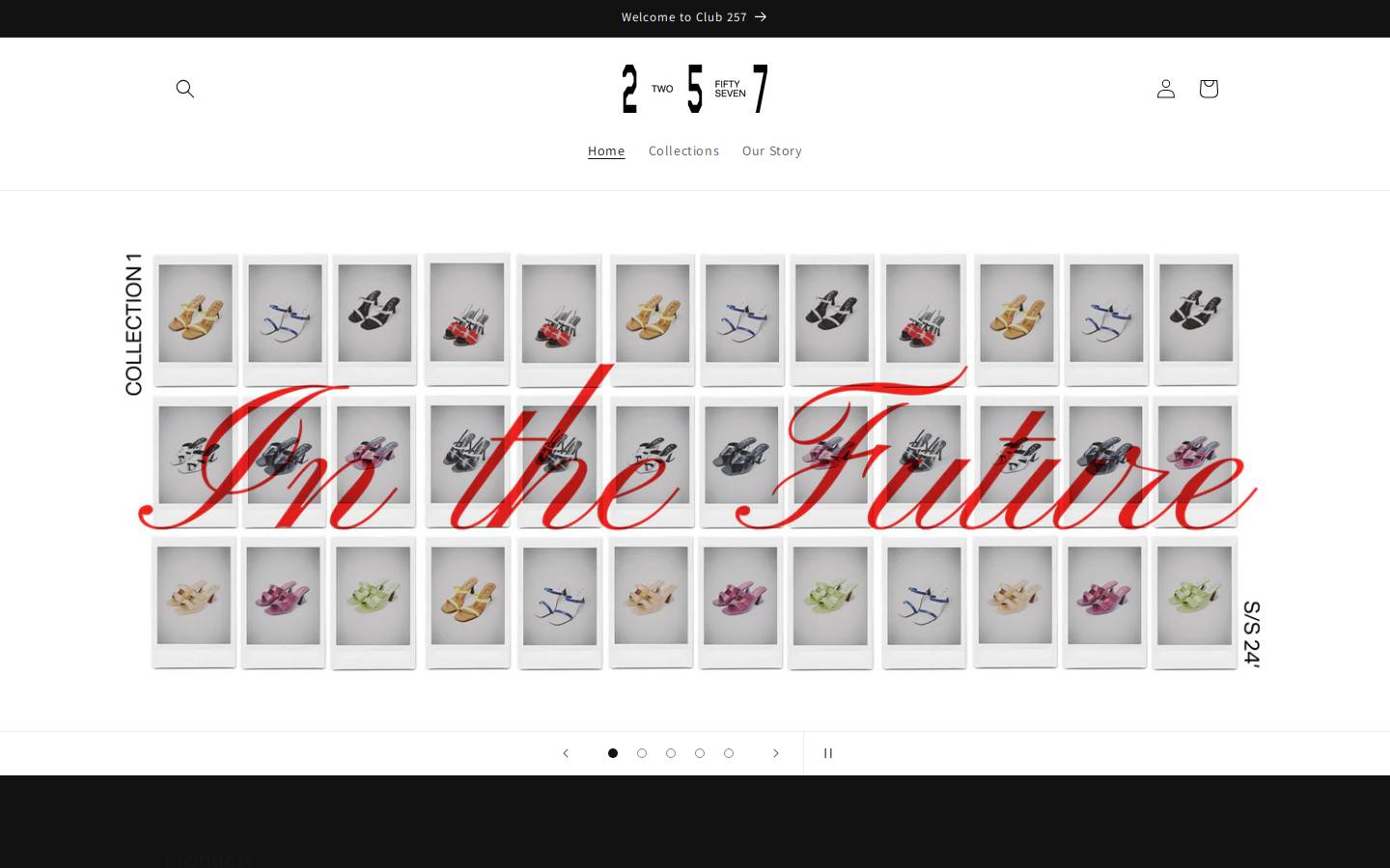 two-fiftyseven.com homepage screenshot