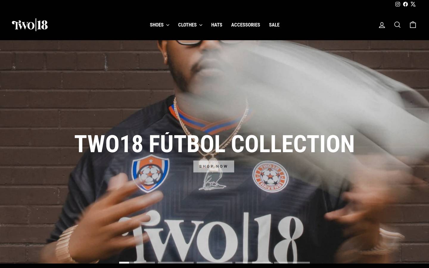 Two18 Media Design Group homepage screenshot