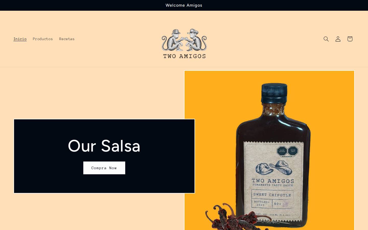 twoamigosmx.com homepage screenshot