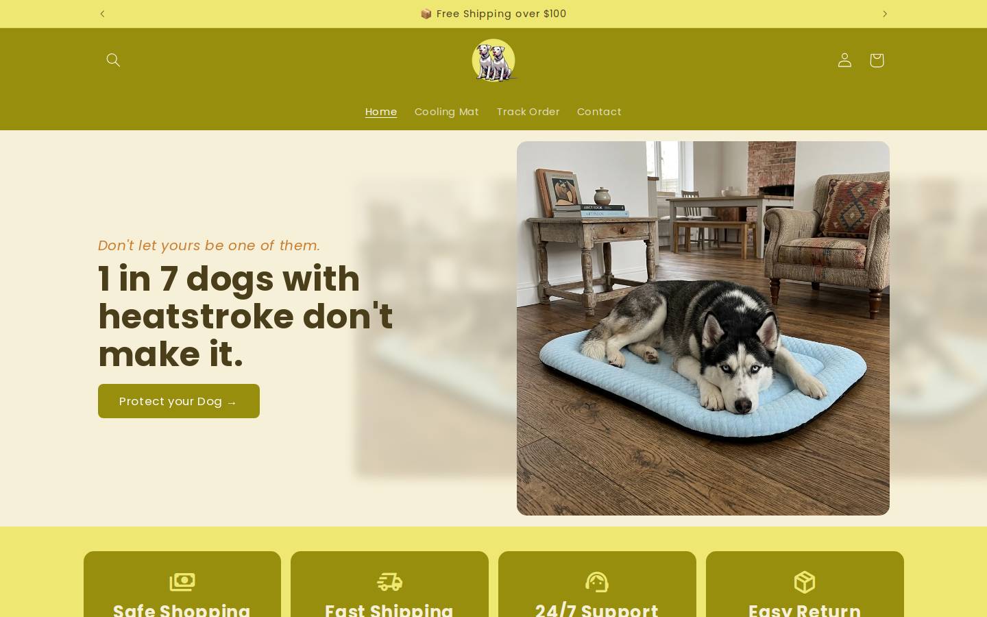twodogos.com homepage screenshot