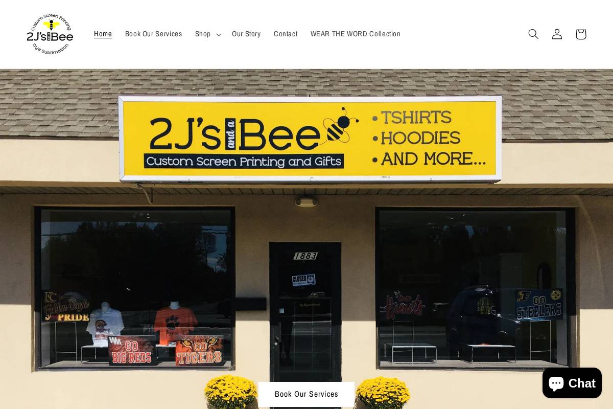 twojsandabee.com homepage screenshot