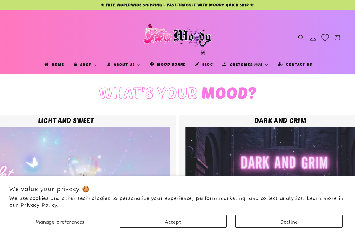 twomoody.com homepage screenshot