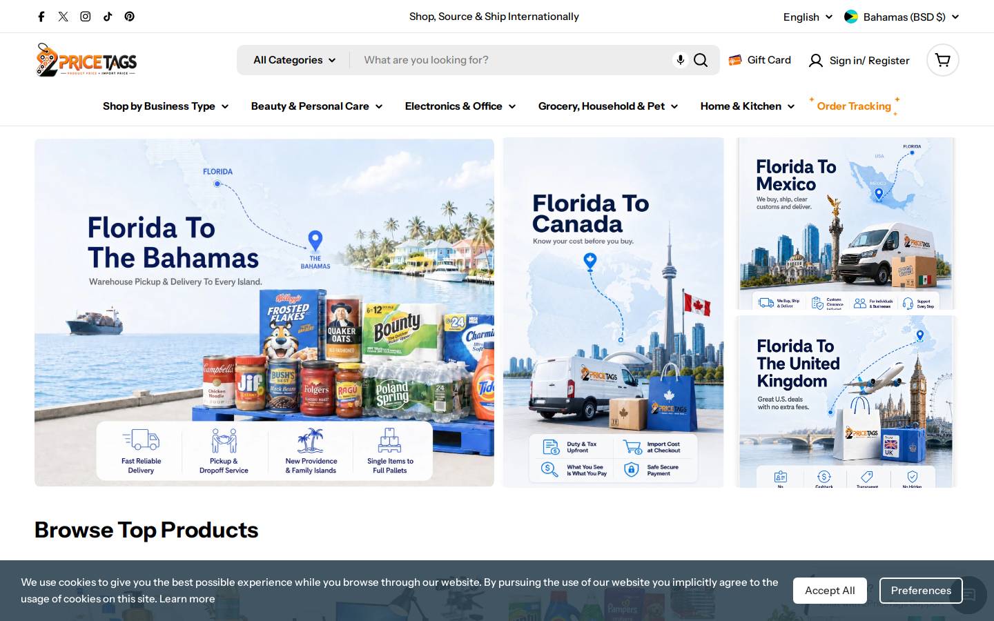 twopricetag.com homepage screenshot