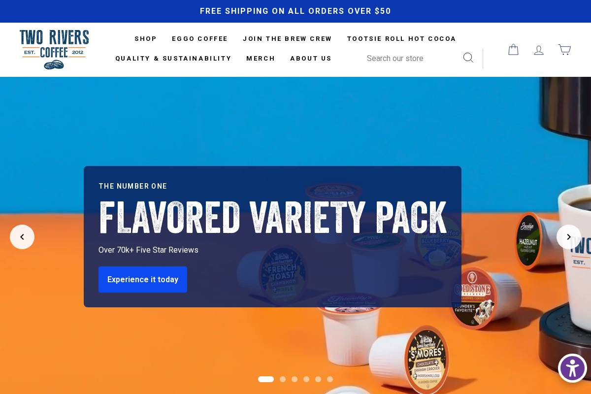 tworiversdirect.com homepage screenshot
