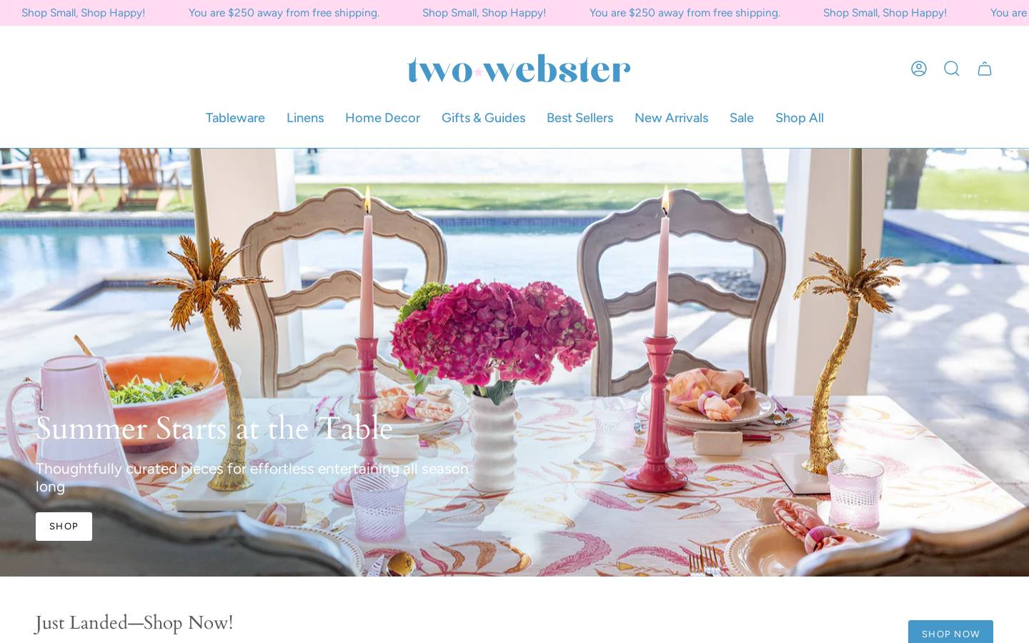 twowebster.com homepage screenshot