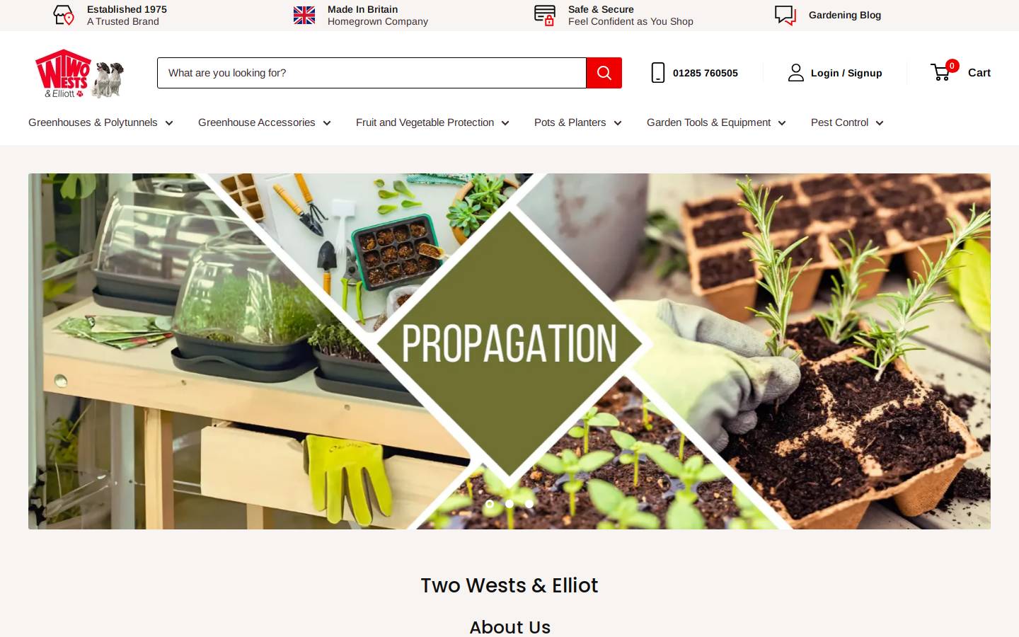 twowests.com homepage screenshot