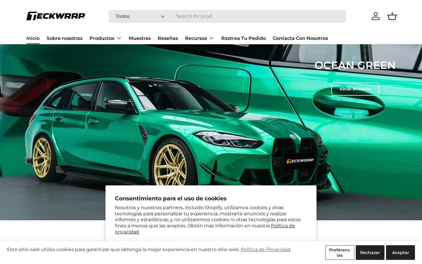 twvinilos.com homepage screenshot