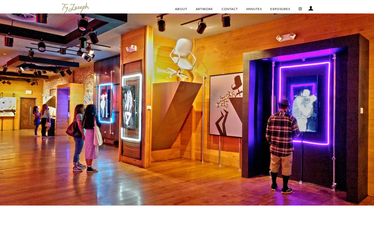 tyjoseph.com homepage screenshot