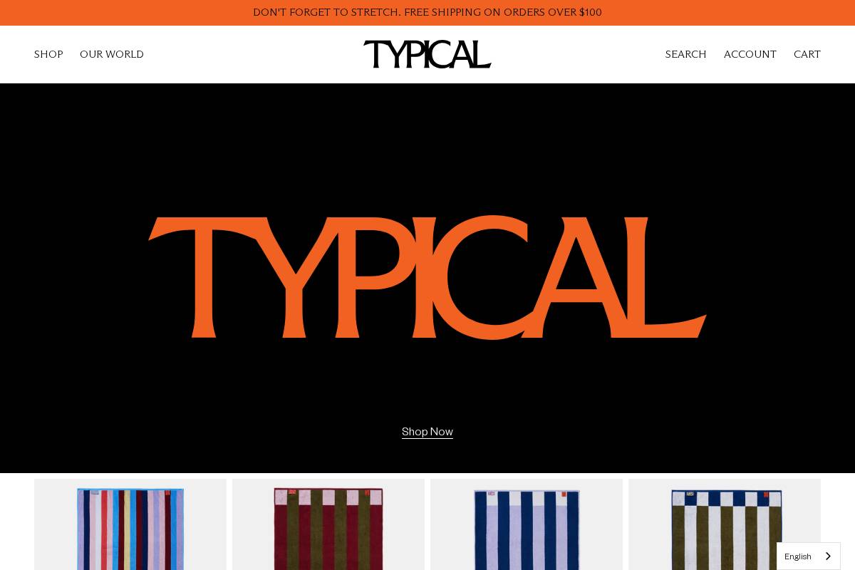 typical.net homepage screenshot