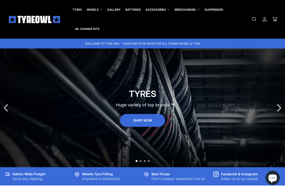 Tyre Owl NZ homepage screenshot