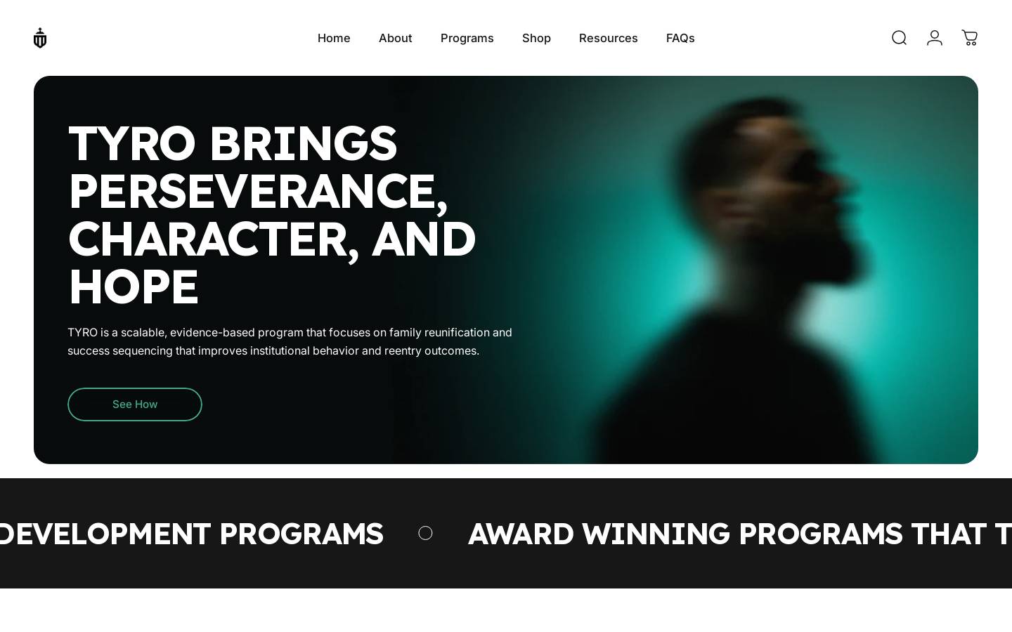 tyro365.com homepage screenshot