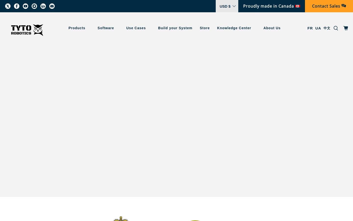 tytorobotics.com homepage screenshot
