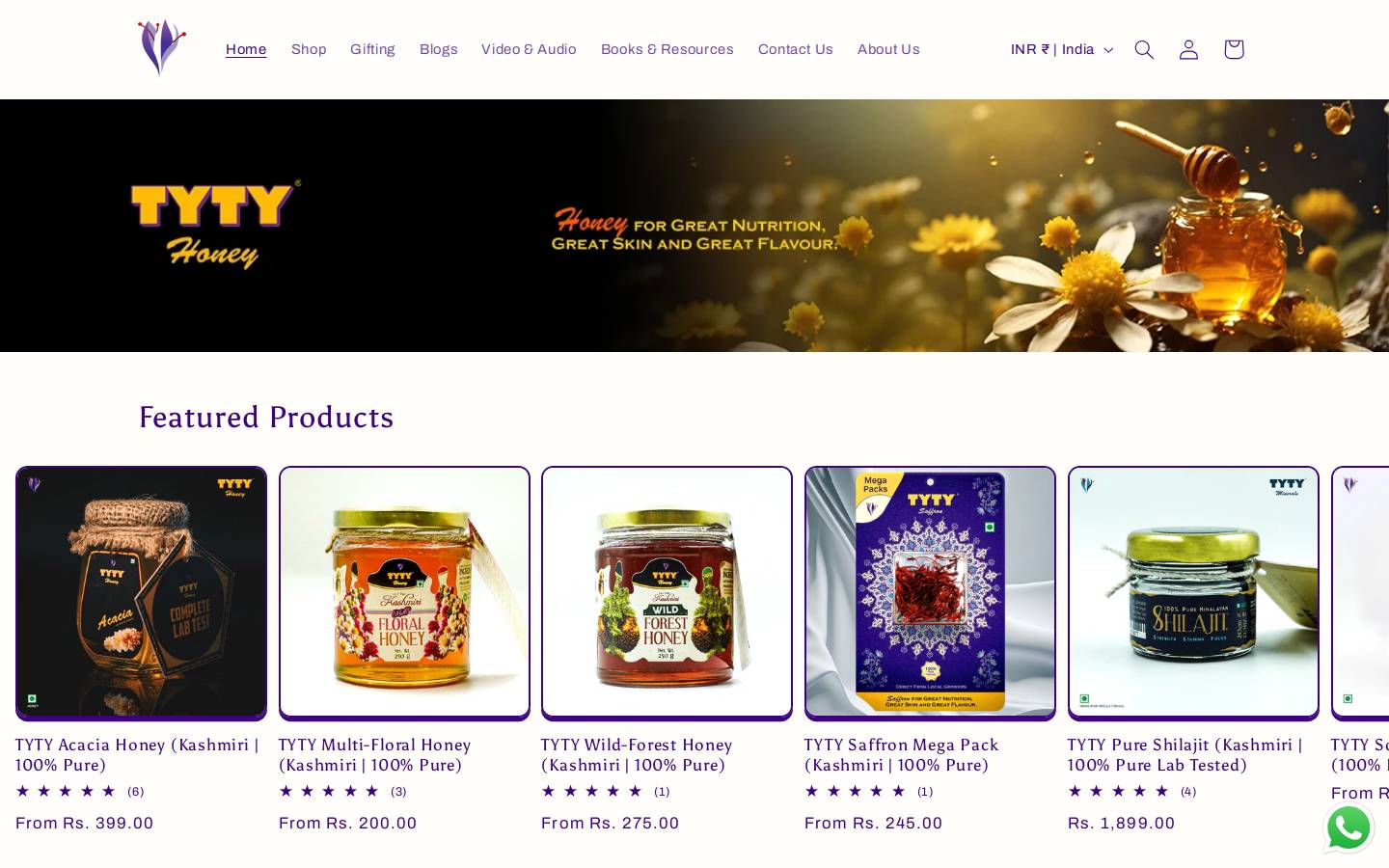 tytysciences.com homepage screenshot