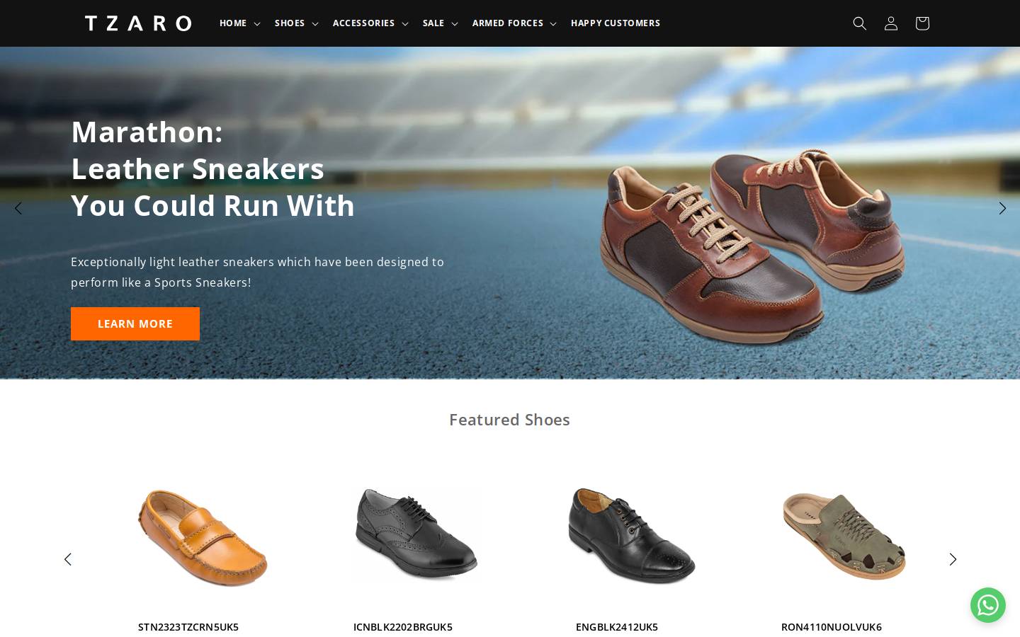 tzaro.com homepage screenshot