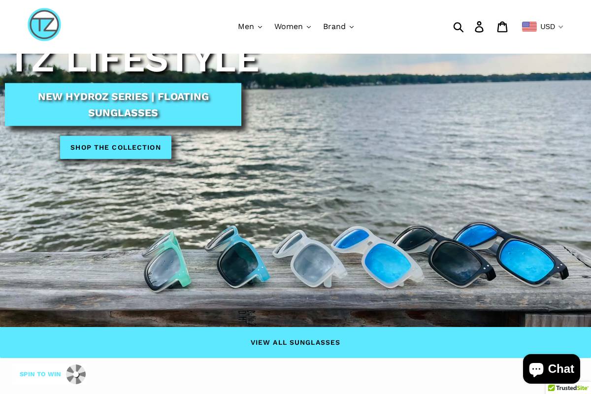 tzlifestyle.com homepage screenshot