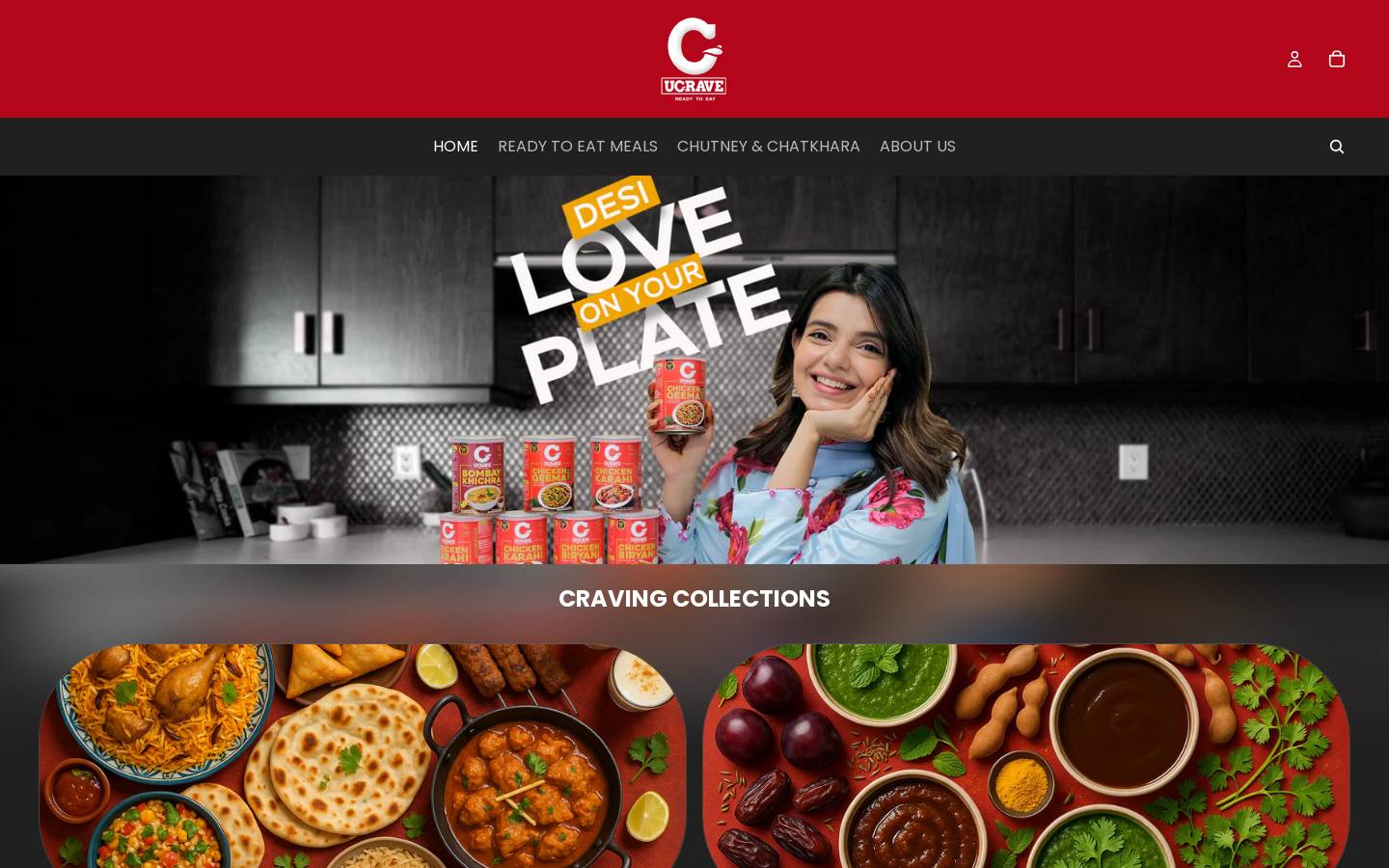 u-crave.com homepage screenshot