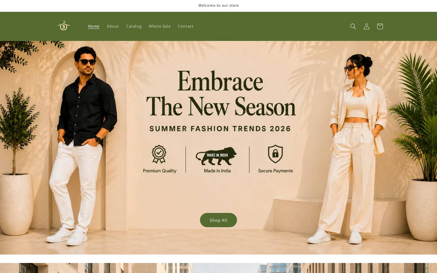 u3fashion.com homepage screenshot