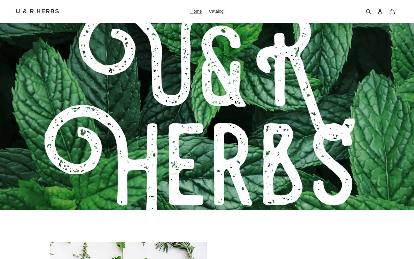 uandrherbs.com homepage screenshot