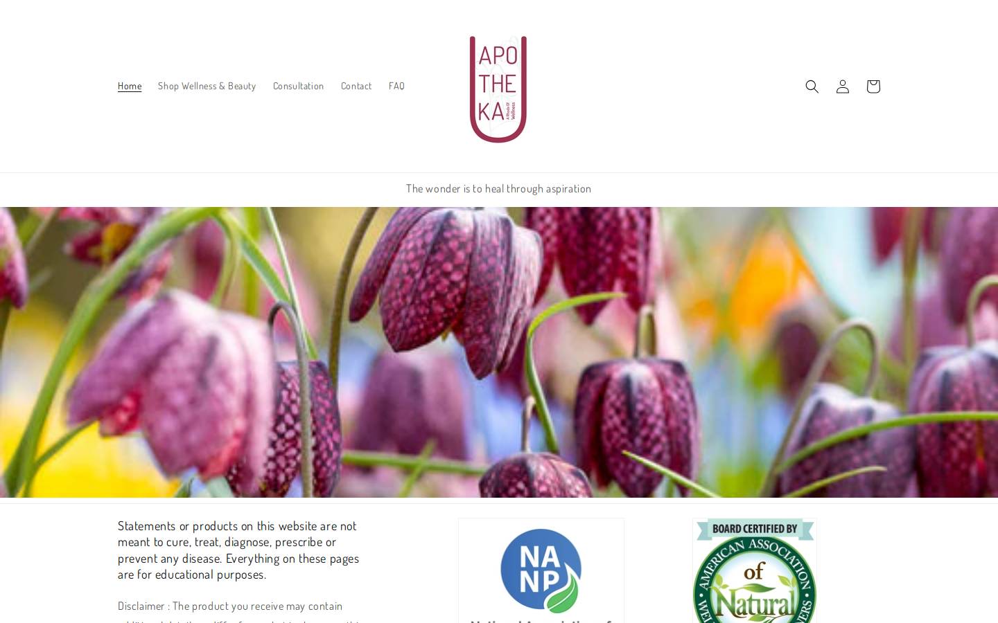 uapotheka.com homepage screenshot