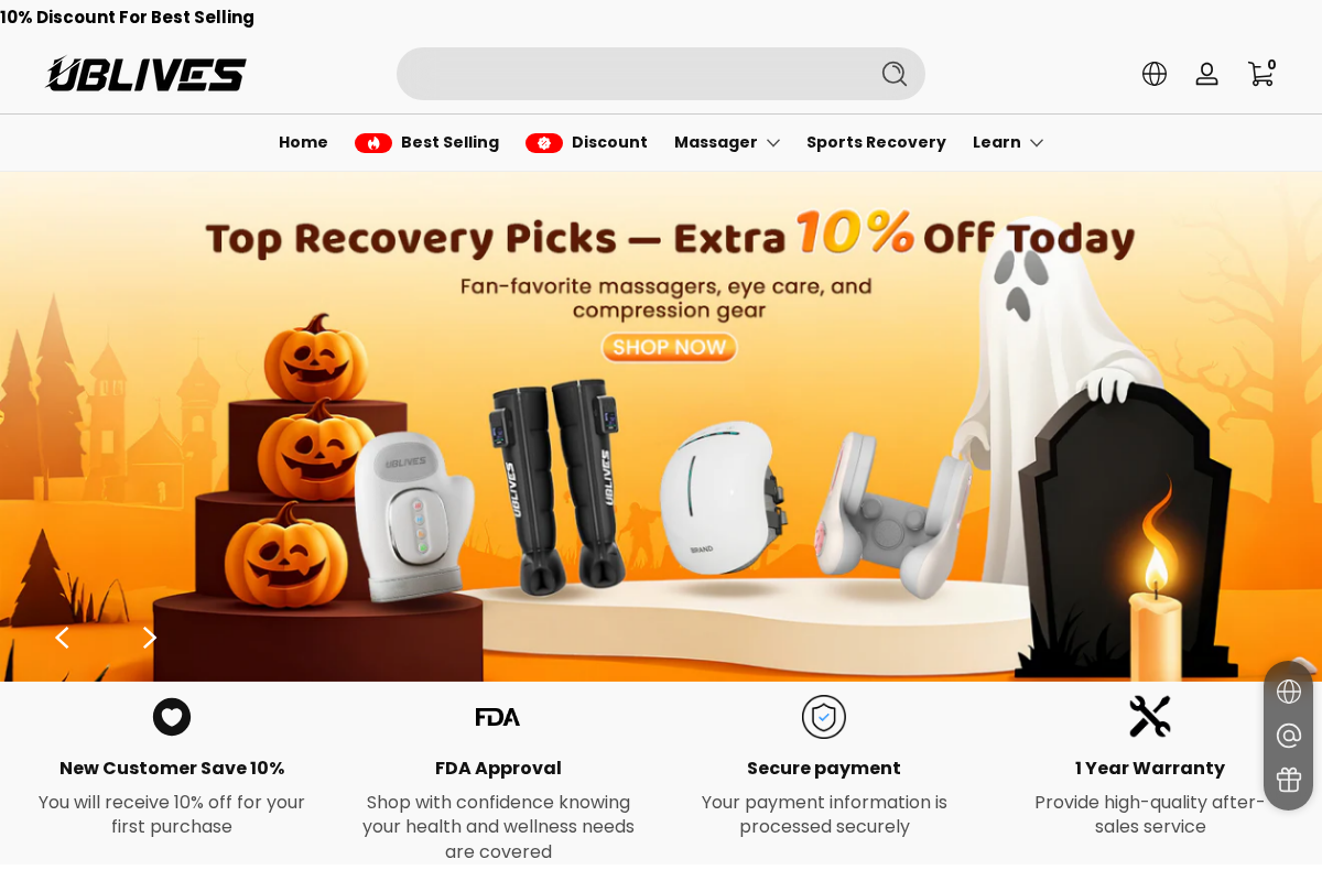 Ublives homepage screenshot