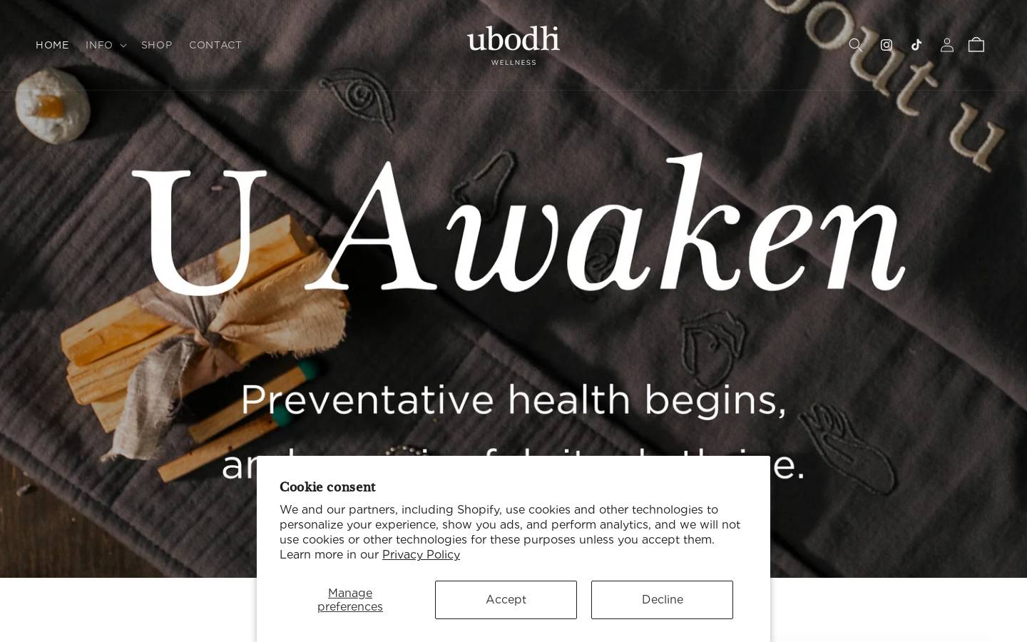 ubodhi.com homepage screenshot