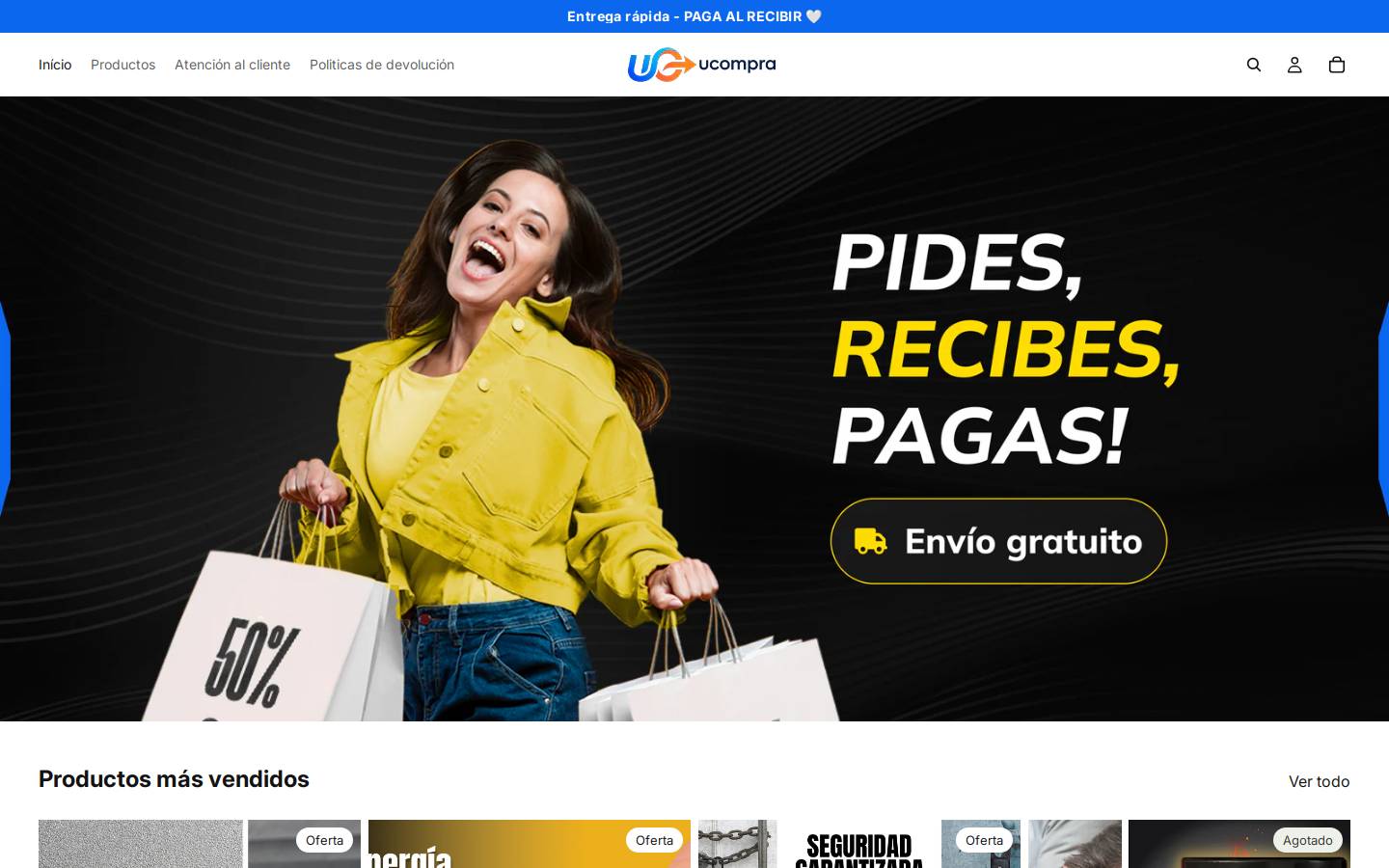 ucompra.com homepage screenshot