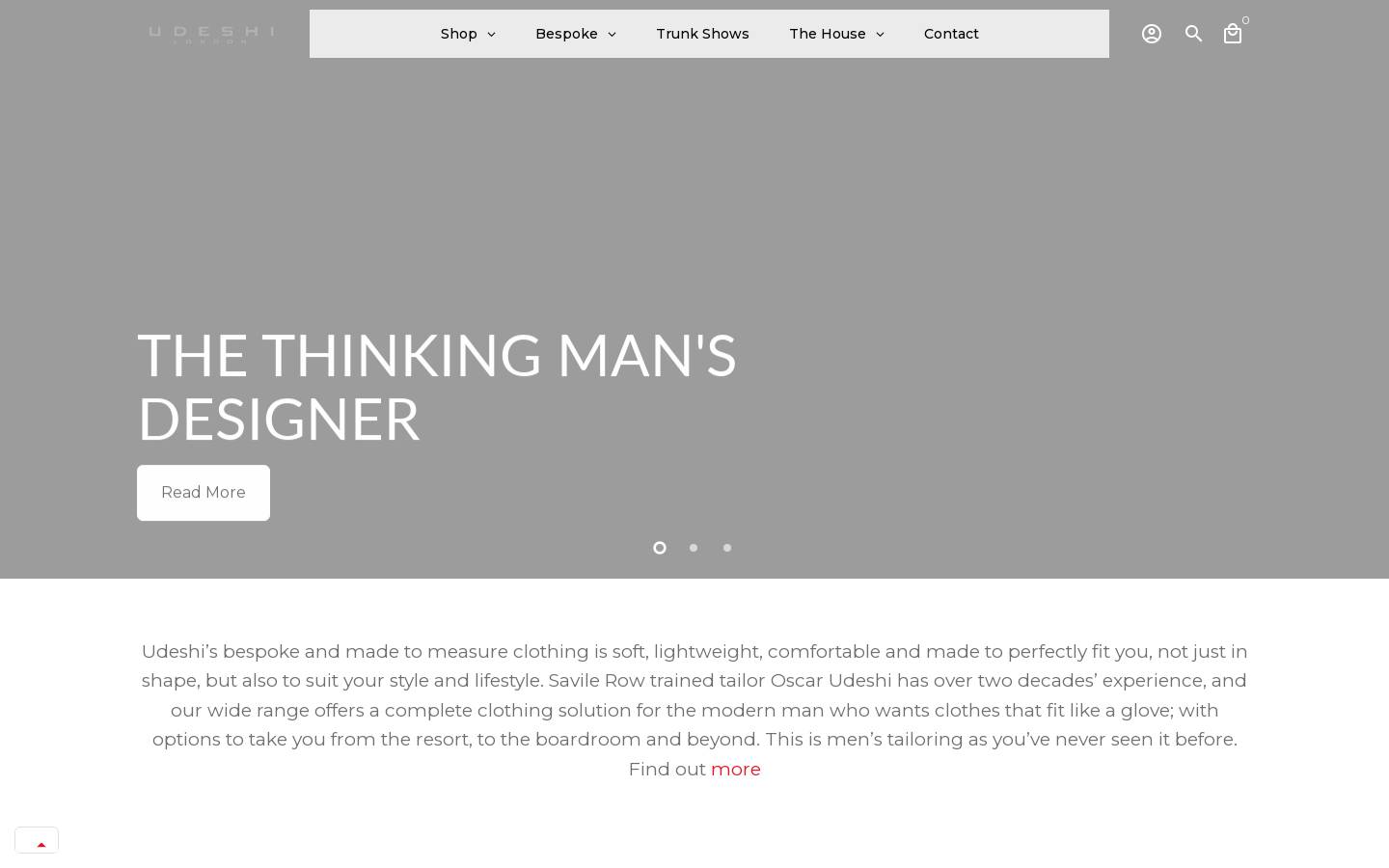 udeshi.co.uk homepage screenshot