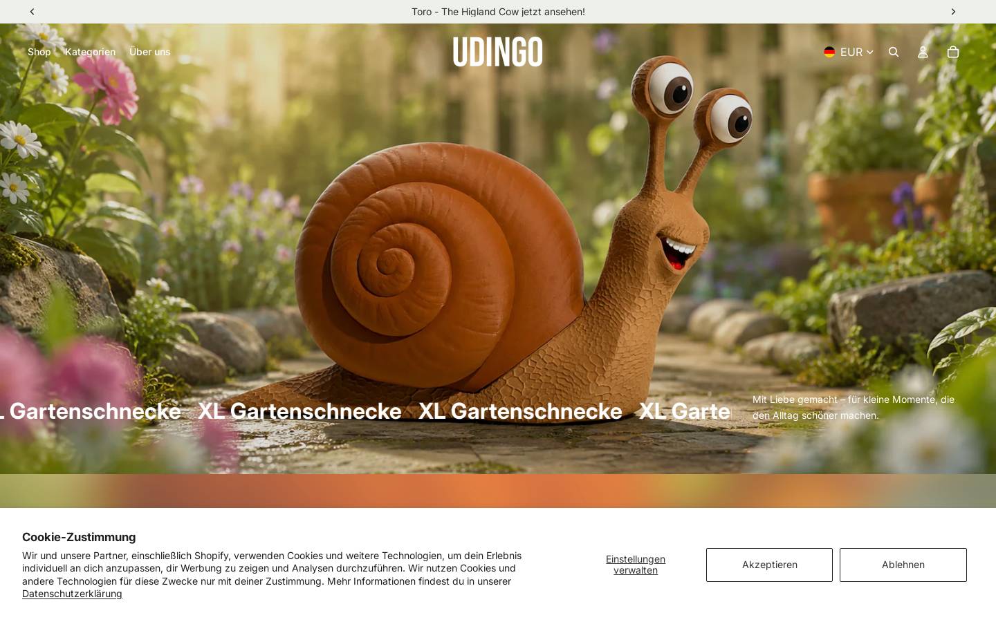 udingo.de homepage screenshot
