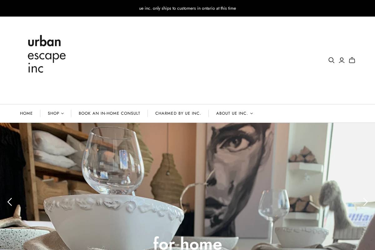 ueinc.ca homepage screenshot