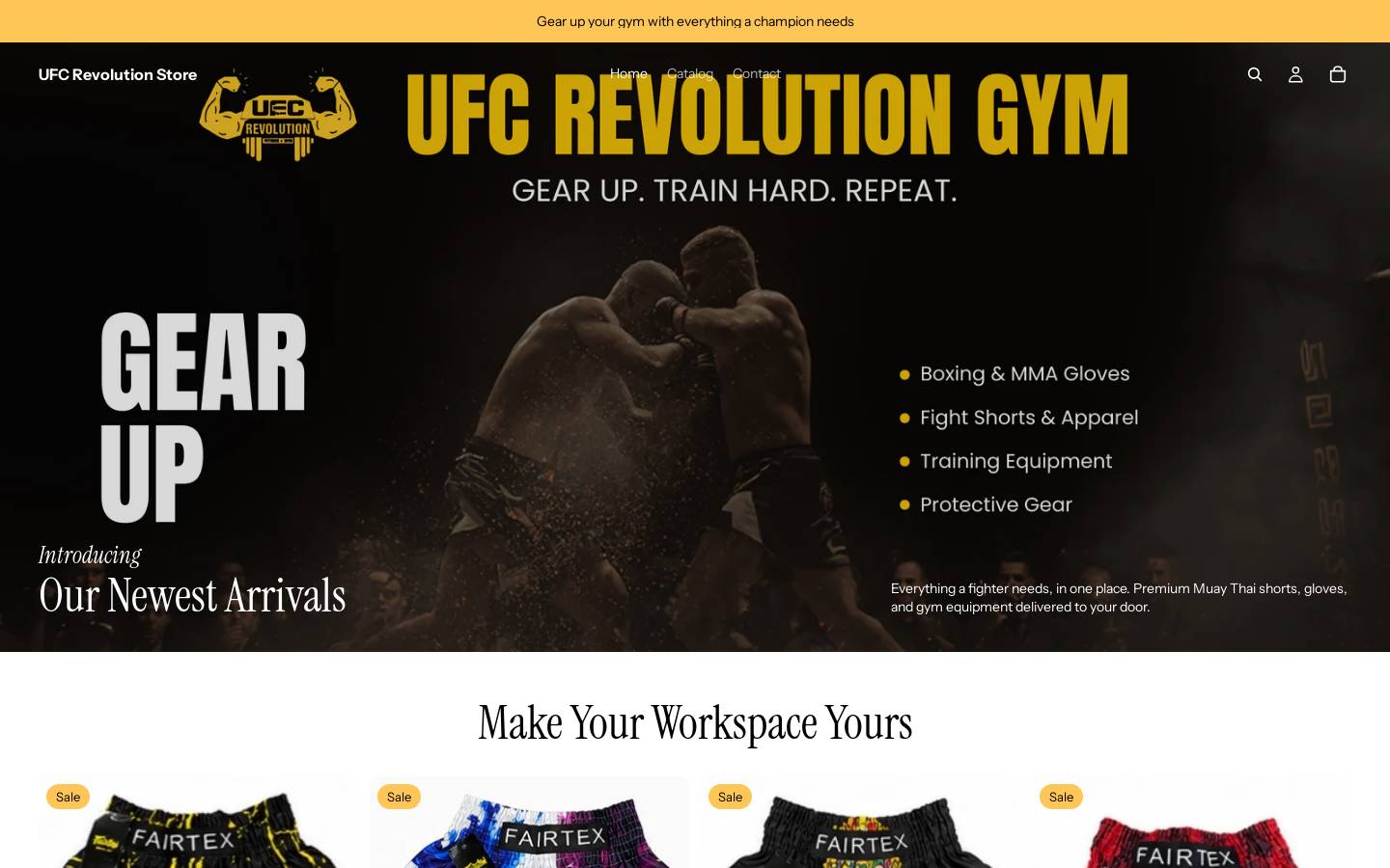ufceg.com homepage screenshot