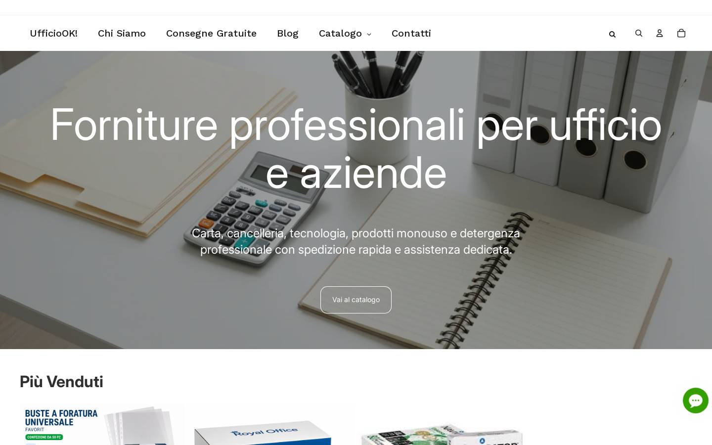 ufficiook.com homepage screenshot