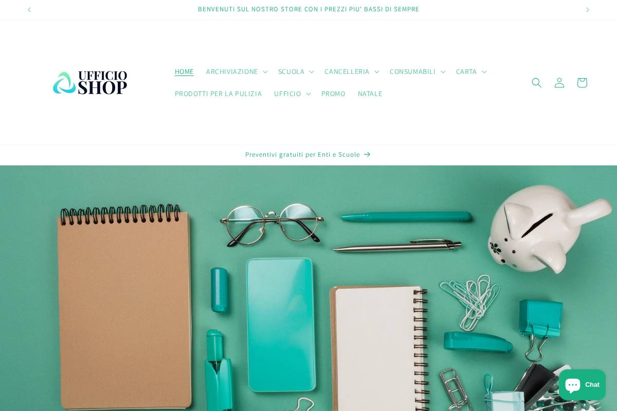 Ufficioshop homepage screenshot