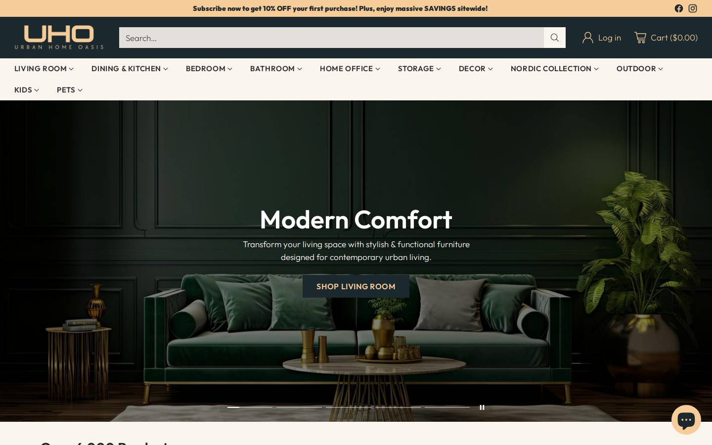 uho.com.au homepage screenshot