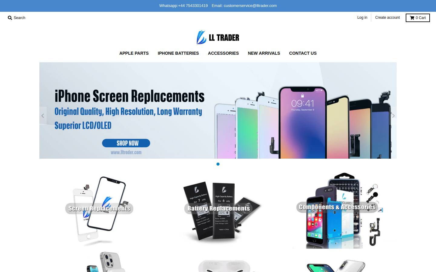 uk-lltrader.com homepage screenshot