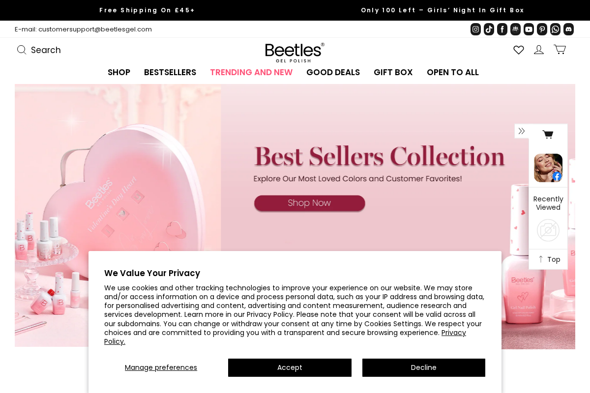 uk.beetlesgel.com homepage screenshot