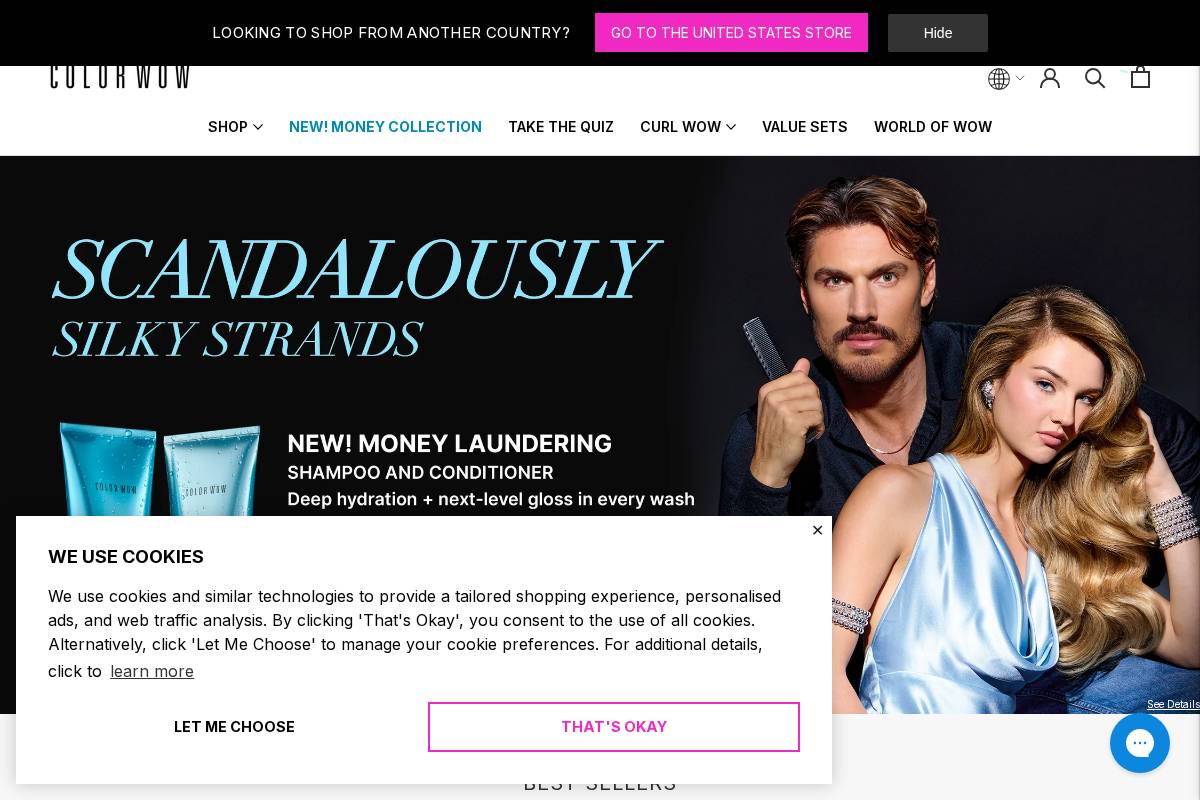 Color WOW homepage screenshot