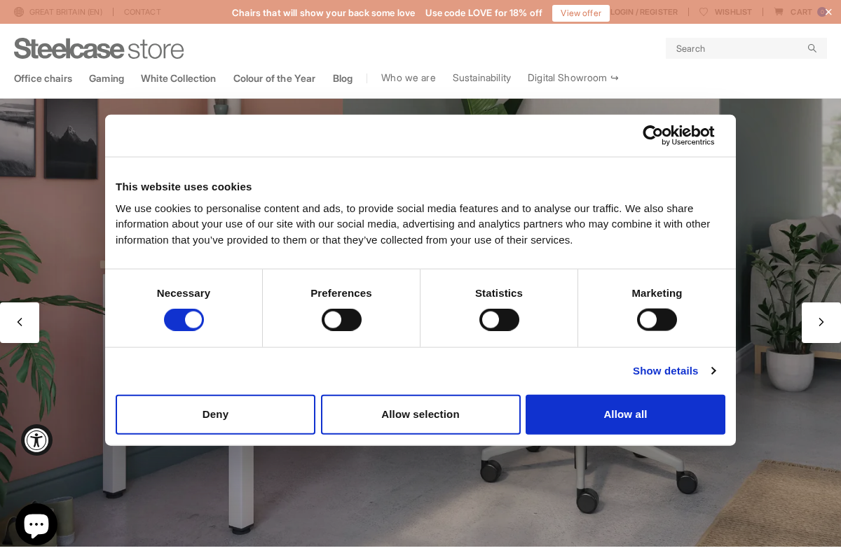 Steelcase, Inc. homepage screenshot
