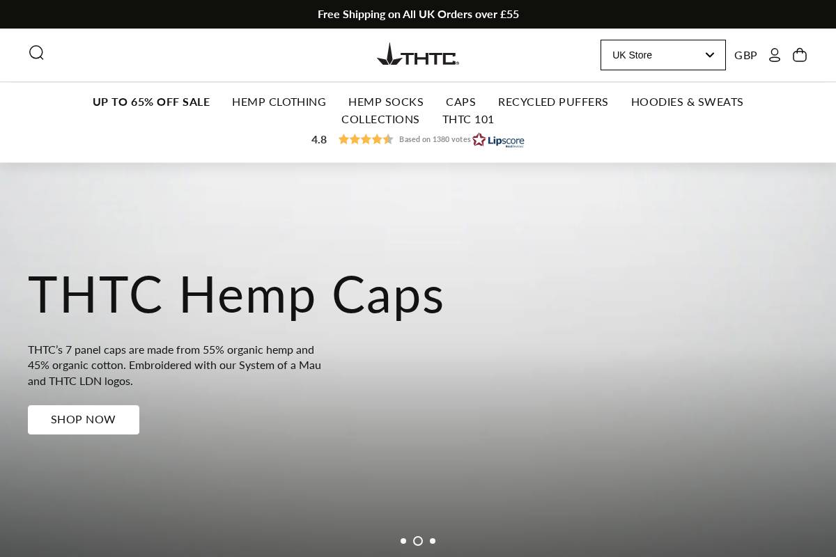 uk.thtc.com homepage screenshot