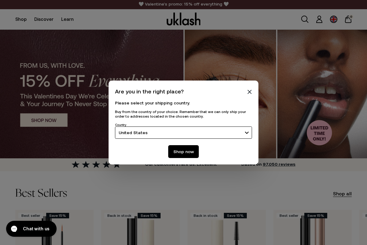 UKLASH homepage screenshot