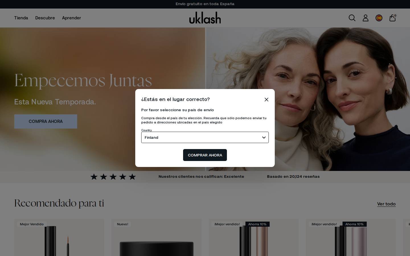 UKLASH homepage screenshot